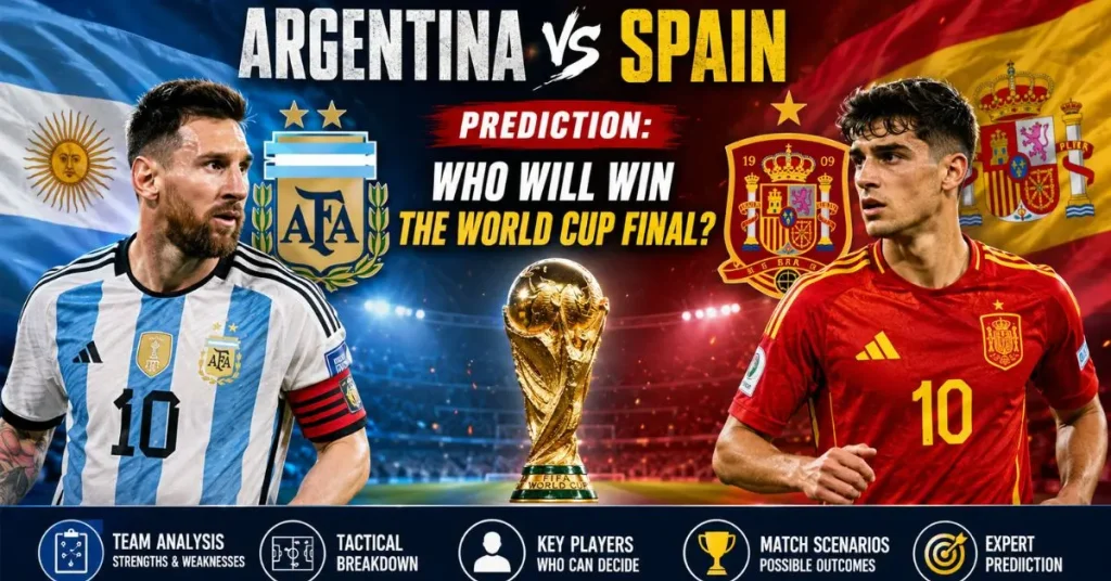 Argentina vs Spain Prediction: Who Will Win the World Cup Final? argentina vs spain prediction who will win the world cuw final